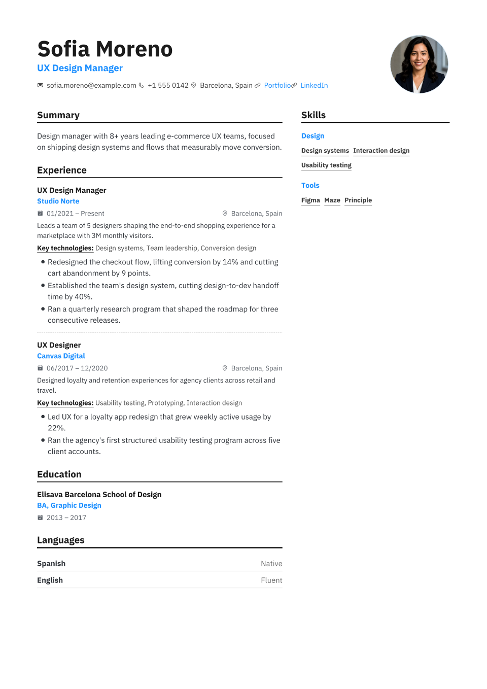 Registered Nurse resume example preview