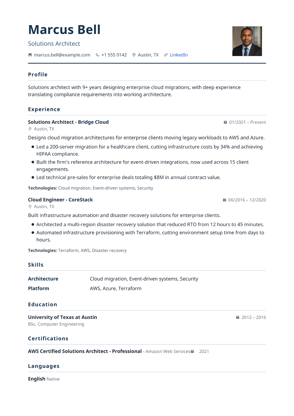 Clinical Pharmacist resume example preview